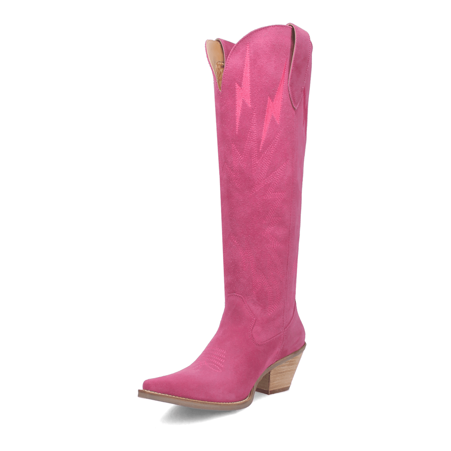 Women's Dingo Thunder Road Leather Boot - Fuchsia - DI597-PU6
