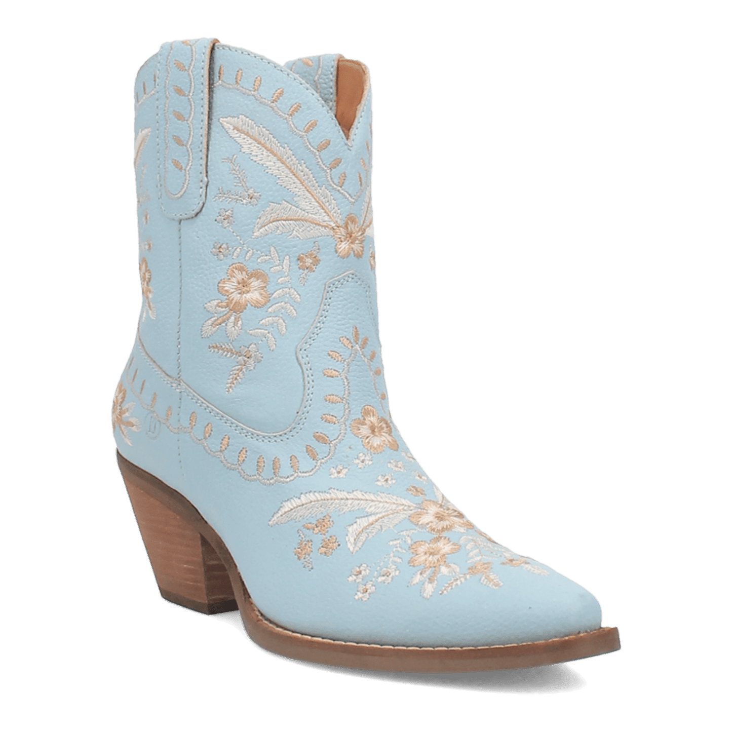 Women's Dingo #Primrose Leather Bootie - Blue - DI748-BL