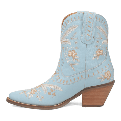 Women's Dingo #Primrose Leather Bootie - Blue - DI748-BL