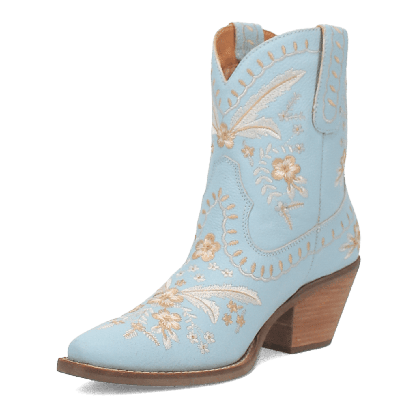 Women's Dingo #Primrose Leather Bootie - Blue - DI748-BL