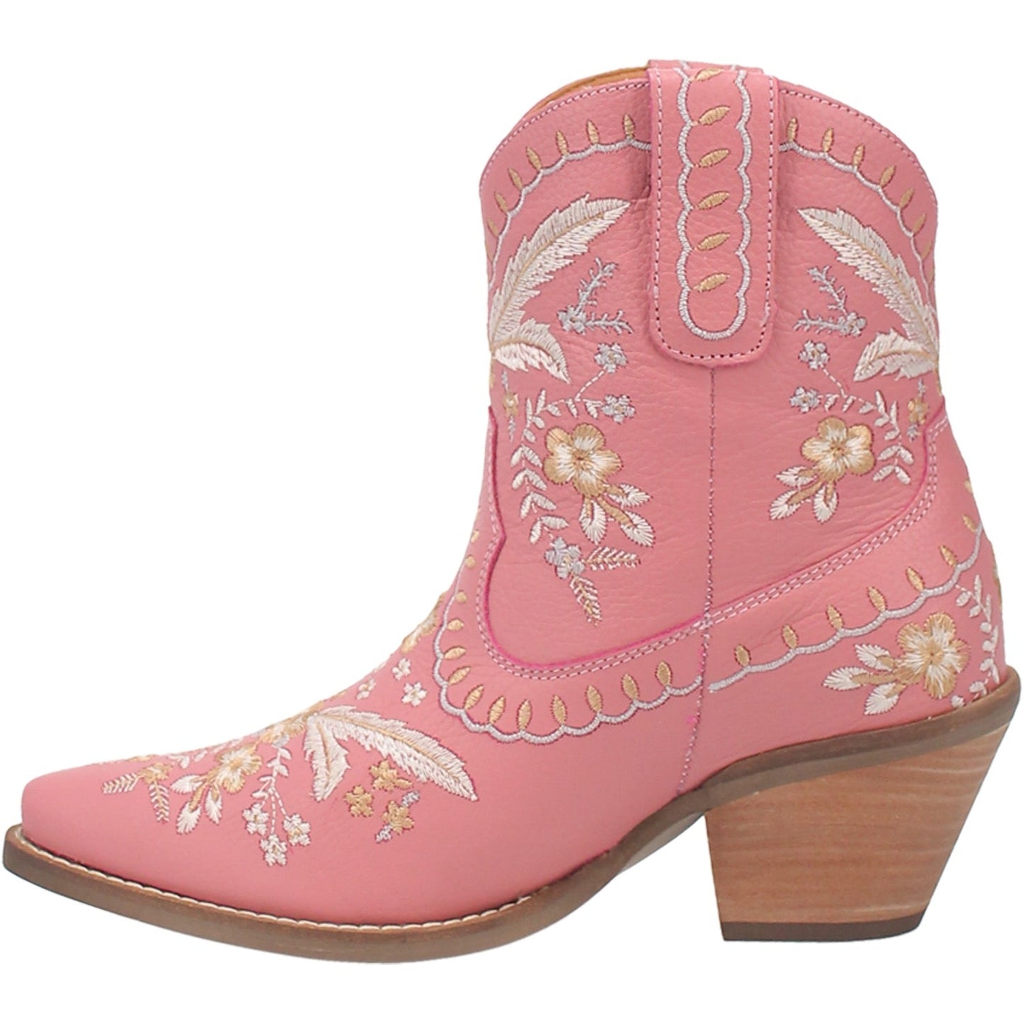 Women's Dingo #Primrose Leather Bootie - Pink - DI748-PK