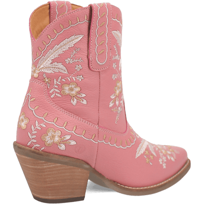 Women's Dingo #Primrose Leather Bootie - Pink - DI748-PK