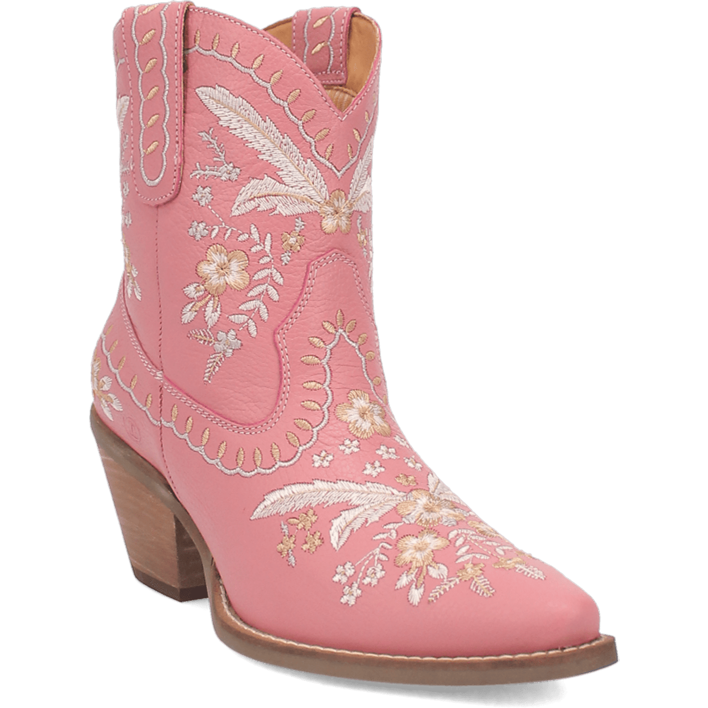 Women's Dingo #Primrose Leather Bootie - Pink - DI748-PK