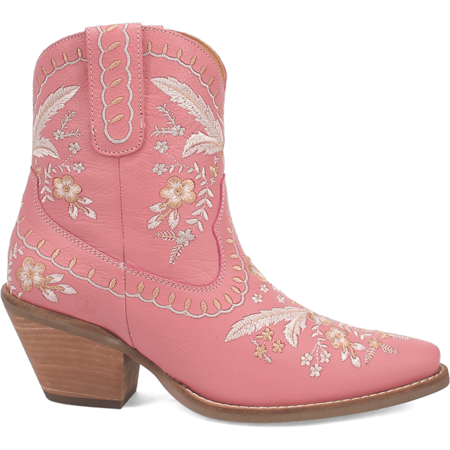 Women's Dingo #Primrose Leather Bootie - Pink - DI748-PK