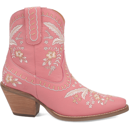 Women's Dingo #Primrose Leather Bootie - Pink - DI748-PK
