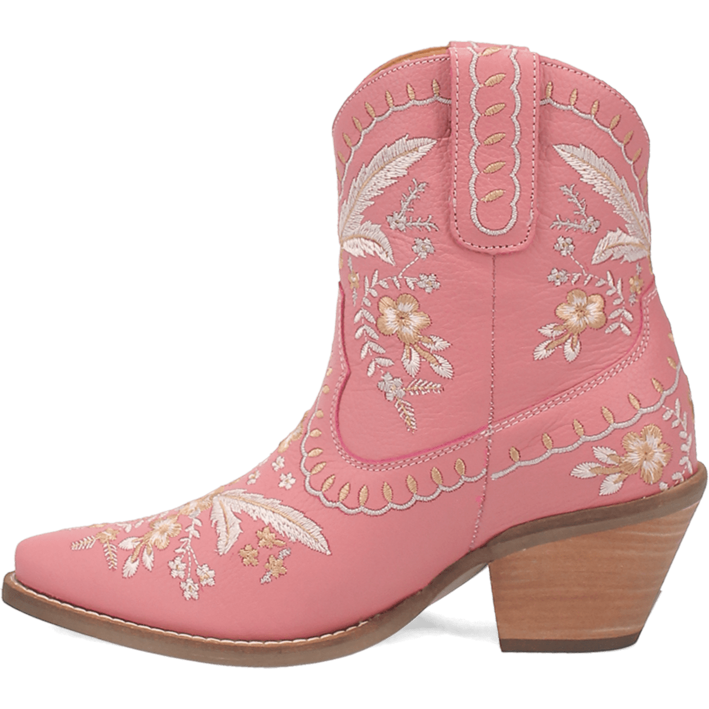 Women's Dingo #Primrose Leather Bootie - Pink - DI748-PK