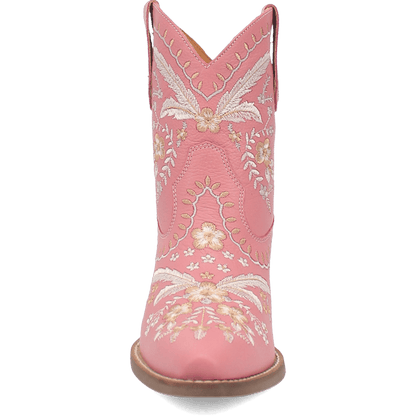Women's Dingo #Primrose Leather Bootie - Pink - DI748-PK