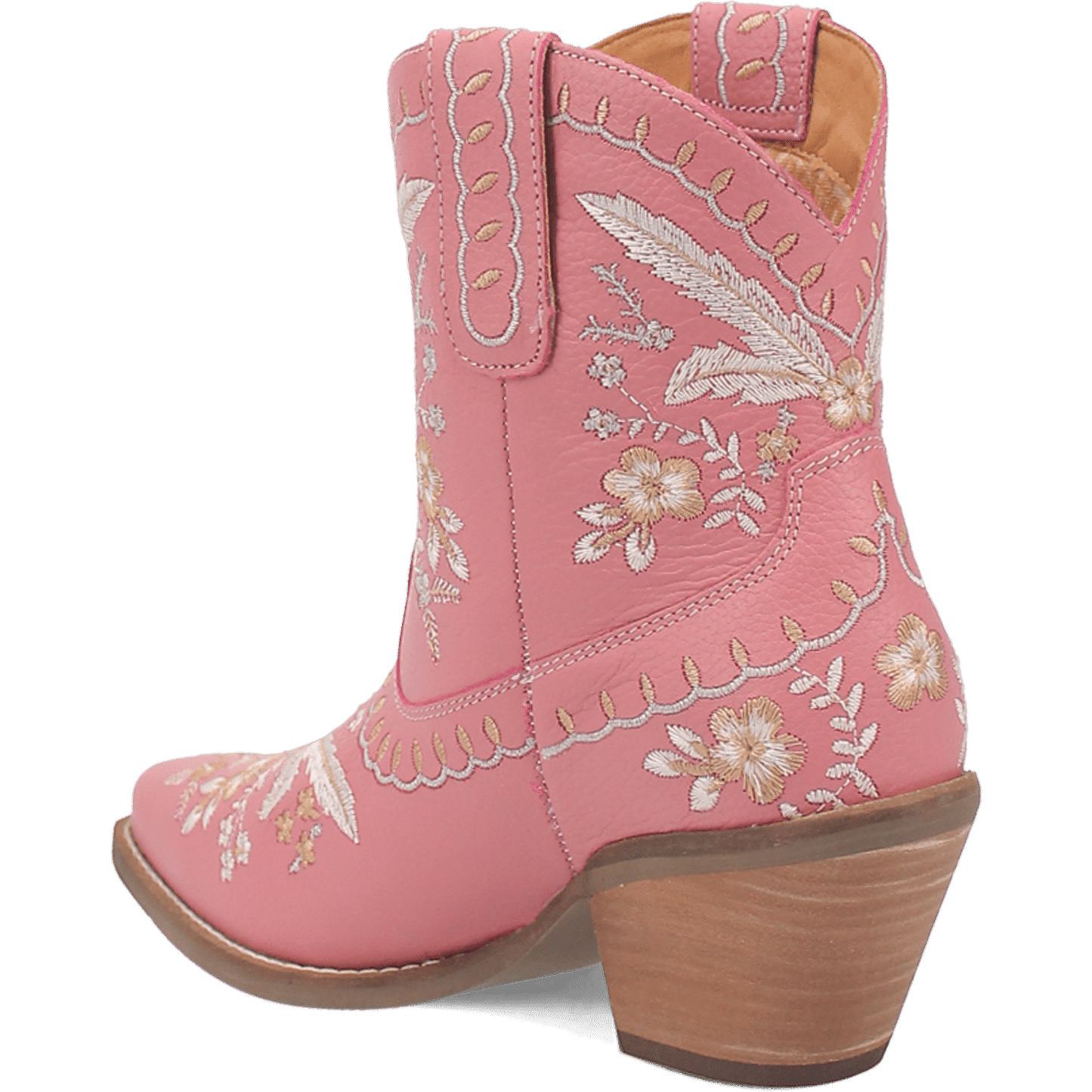 Women's Dingo #Primrose Leather Bootie - Pink - DI748-PK