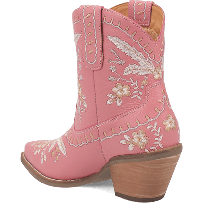 Women's Dingo #Primrose Leather Bootie - Pink - DI748-PK