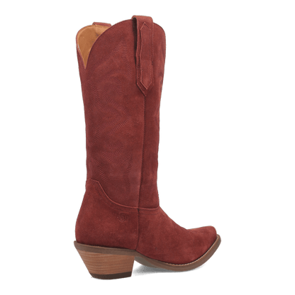 Women's Dingo #Out West Leather Boot - Cranberry - DI920-RD12