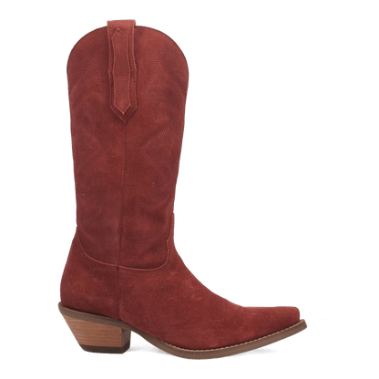 Women's Dingo #Out West Leather Boot - Cranberry - DI920-RD12