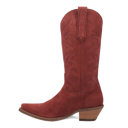 Women's Dingo #Out West Leather Boot - Cranberry - DI920-RD12