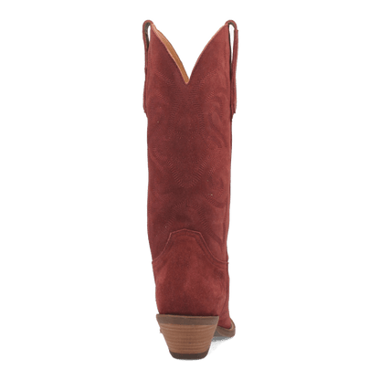 Women's Dingo #Out West Leather Boot - Cranberry - DI920-RD12