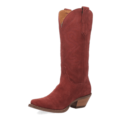 Women's Dingo #Out West Leather Boot - Cranberry - DI920-RD12