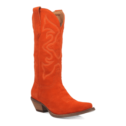 Women's Dingo #Out West Leather Boot - Orange - DI920-OR