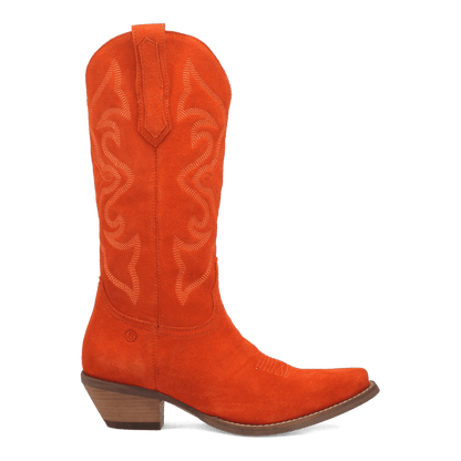 Women's Dingo #Out West Leather Boot - Orange - DI920-OR