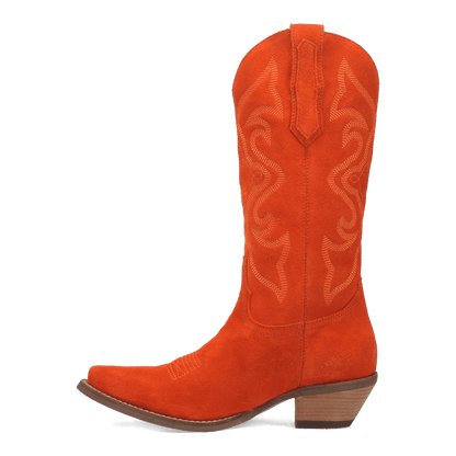 Women's Dingo #Out West Leather Boot - Orange - DI920-OR