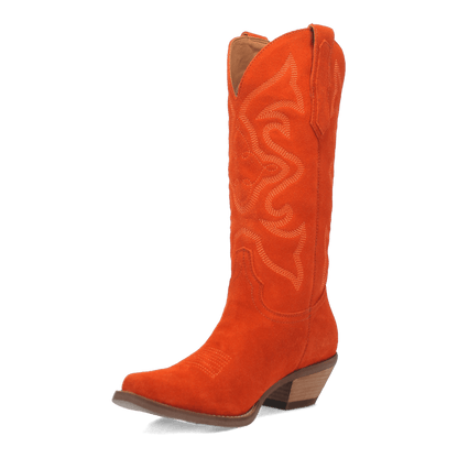 Women's Dingo #Out West Leather Boot - Orange - DI920-OR