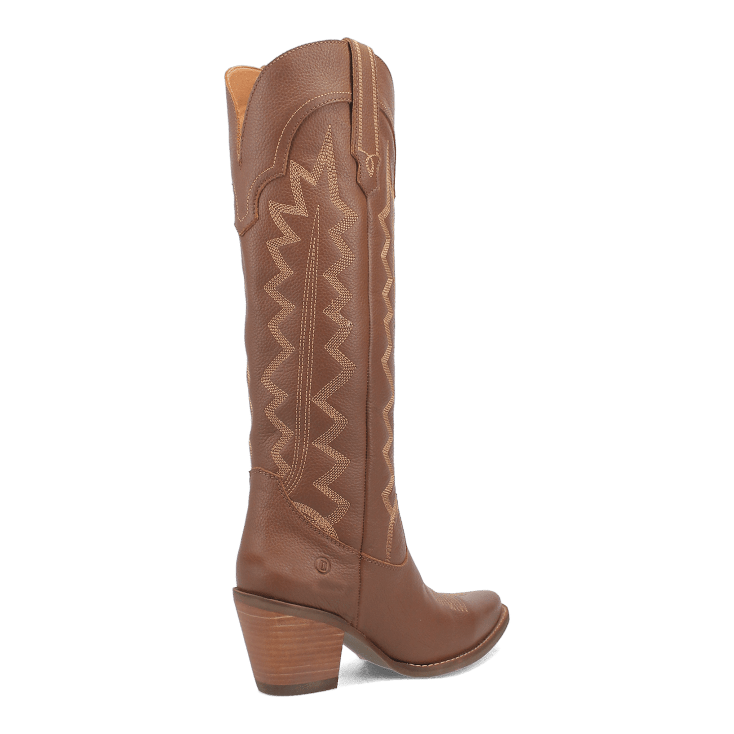 Women's Dingo High Cotton Leather Boot - Brown - DI936-BN