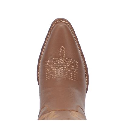 Women's Dingo High Cotton Leather Boot - Brown - DI936-BN