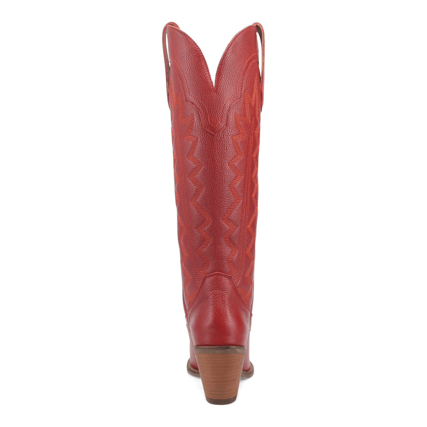 Women's Dingo High Cotton Leather Boot - Red - DI936-RD