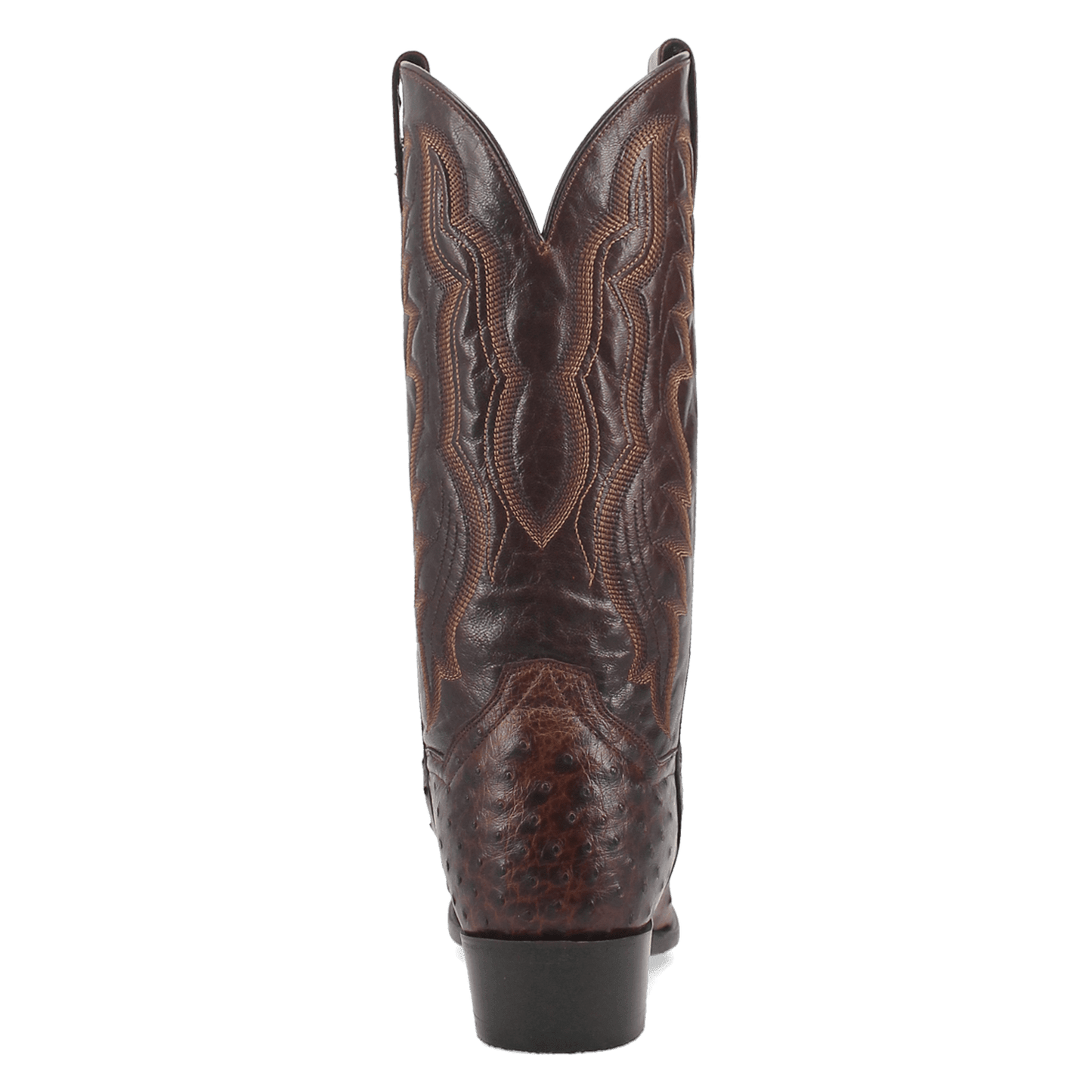 Men's Dan Post Pershing Full Quill Ostrich Boot - Brown - DP3016