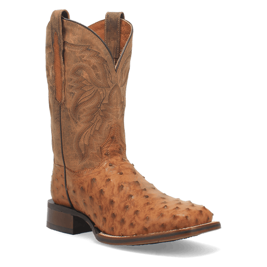 Men's Dan Post Alamosa Full Quill Ostrich Boot - Brown - DP3876