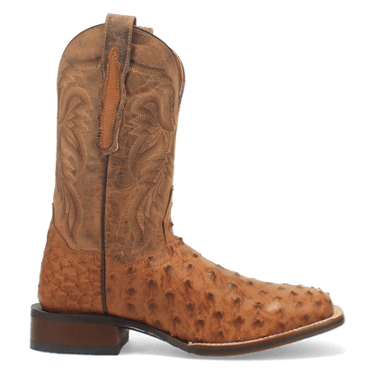 Men's Dan Post Alamosa Full Quill Ostrich Boot - Brown - DP3876