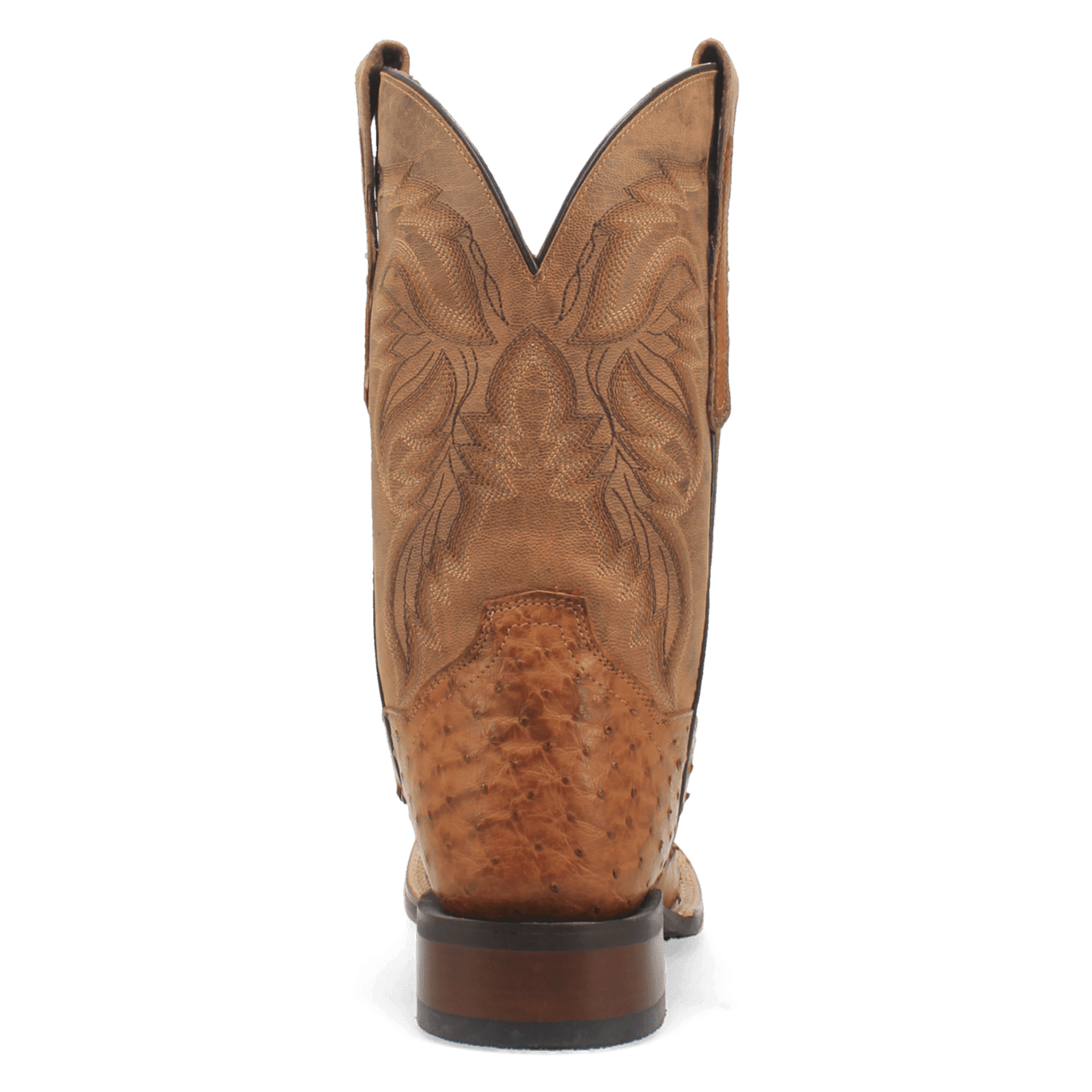 Men's Dan Post Alamosa Full Quill Ostrich Boot - Brown - DP3876