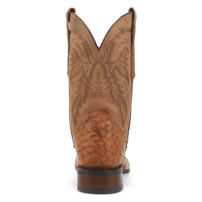Men's Dan Post Alamosa Full Quill Ostrich Boot - Brown - DP3876