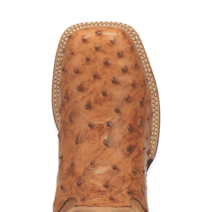 Men's Dan Post Alamosa Full Quill Ostrich Boot - Brown - DP3876