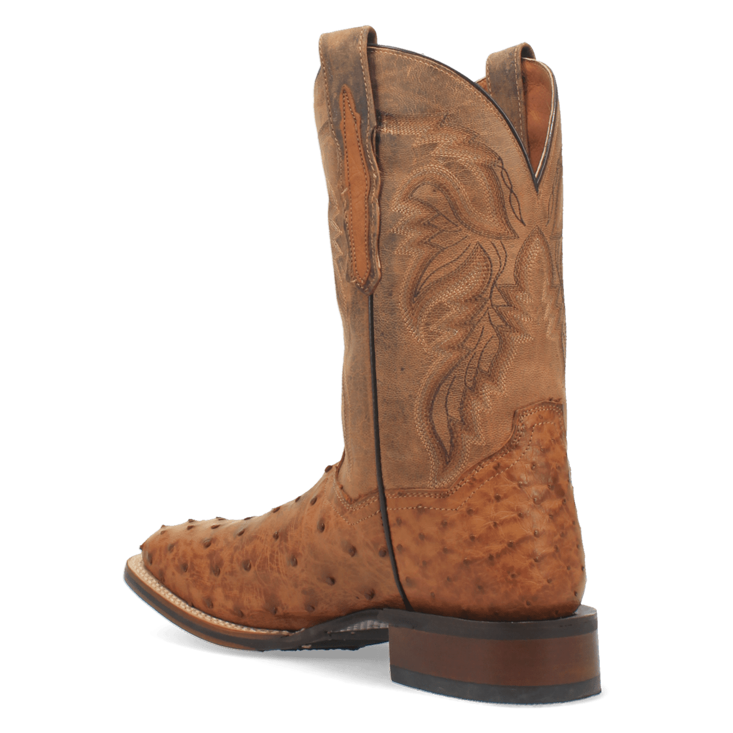 Men's Dan Post Alamosa Full Quill Ostrich Boot - Brown - DP3876