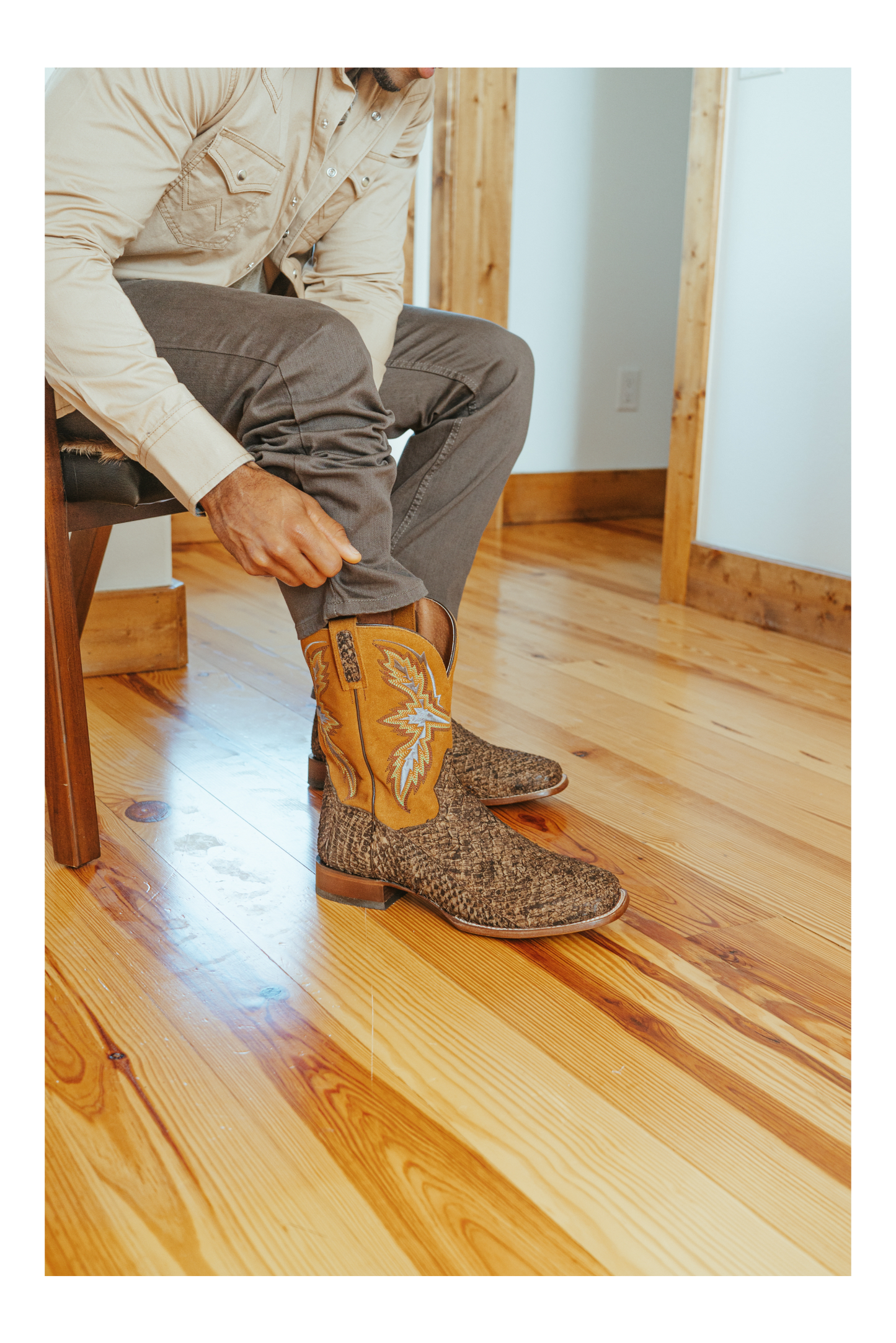 Men's Dan Post Dorsal Sea Bass Boot - Tobacco - DP4102