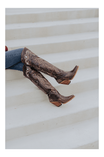 Women's Dan Post Kommotion Leather Boot - Brown - DP4342