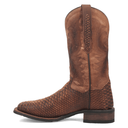 Men's Dan Post Ka Faux Python Print Leather - Saddle - DP4526