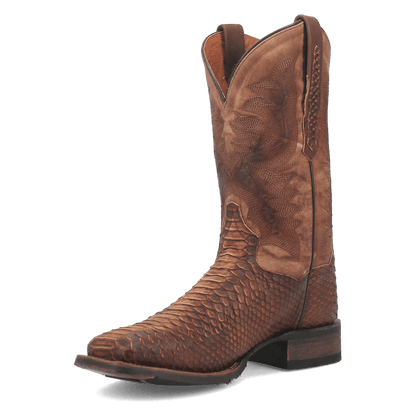 Men's Dan Post Ka Faux Python Print Leather - Saddle - DP4526