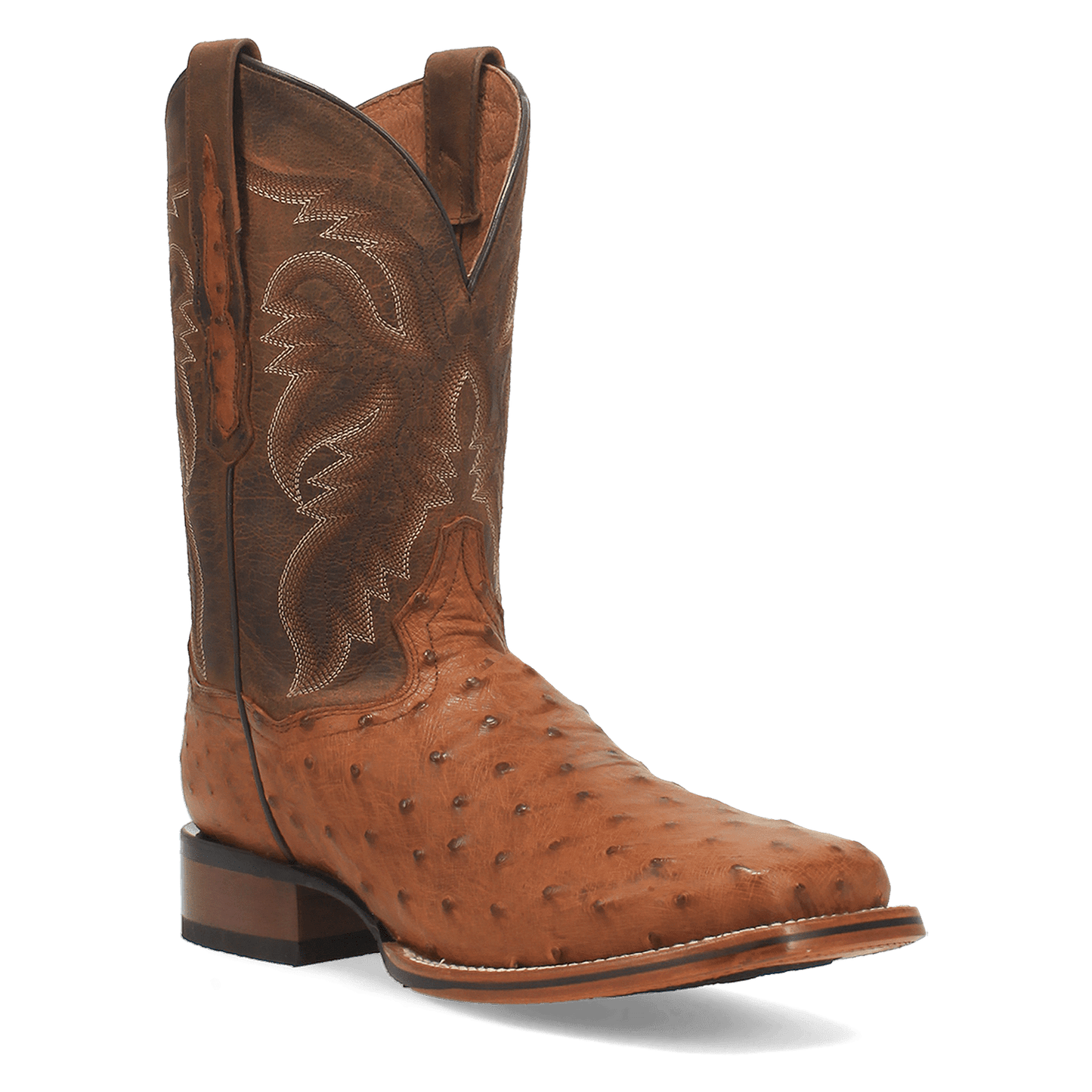 Men's Dan Post Alamosa Full Quill Ostrich Boot - Bay Apache - DP4874
