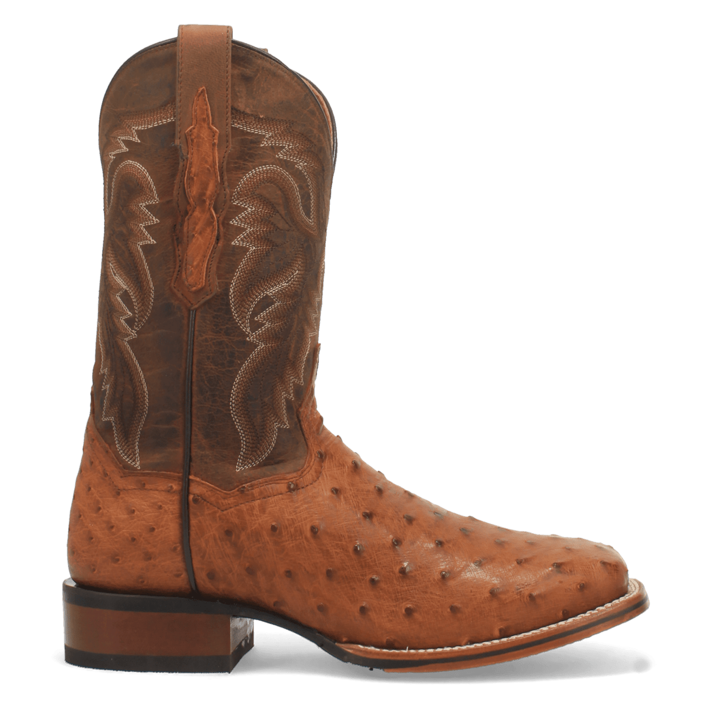 Men's Dan Post Alamosa Full Quill Ostrich Boot - Bay Apache - DP4874