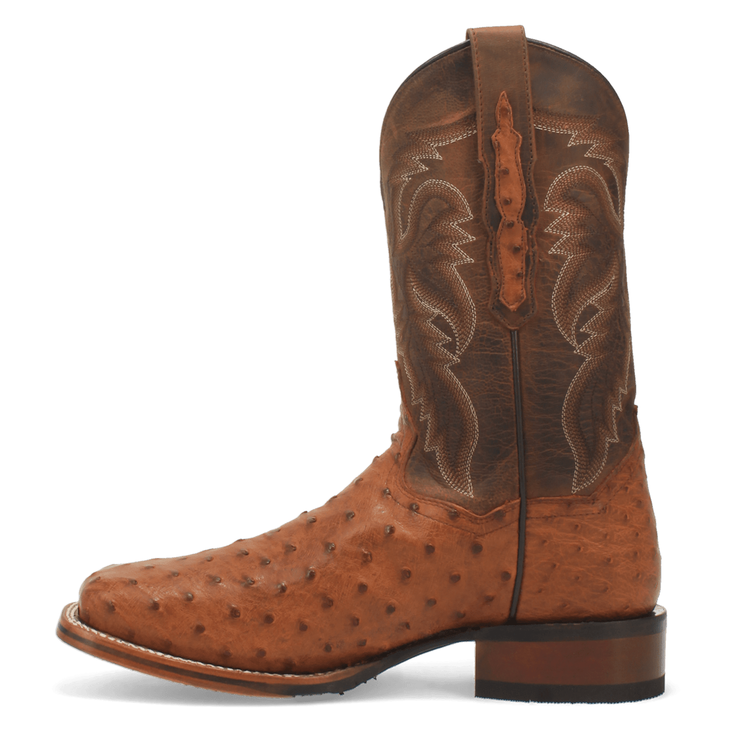Men's Dan Post Alamosa Full Quill Ostrich Boot - Bay Apache - DP4874