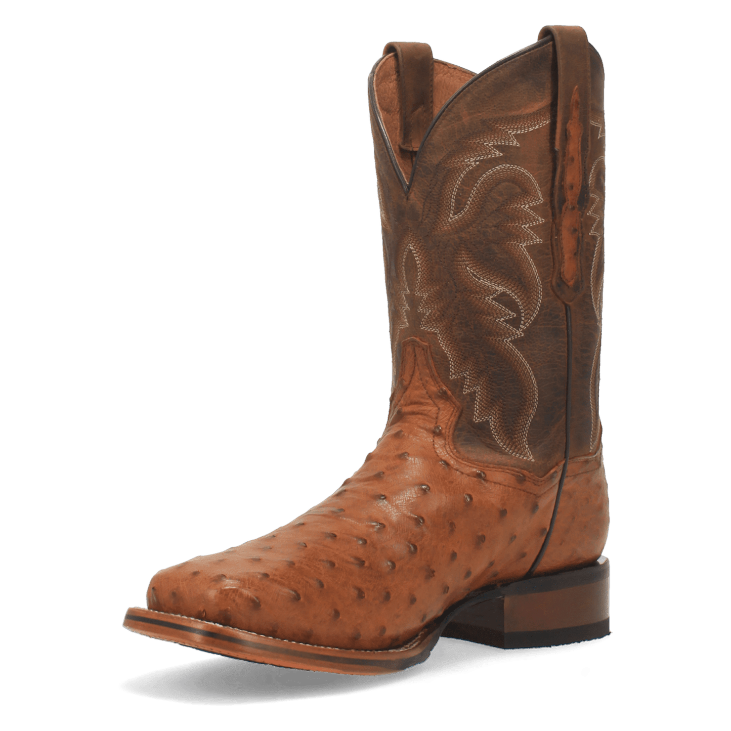 Men's Dan Post Alamosa Full Quill Ostrich Boot - Bay Apache - DP4874