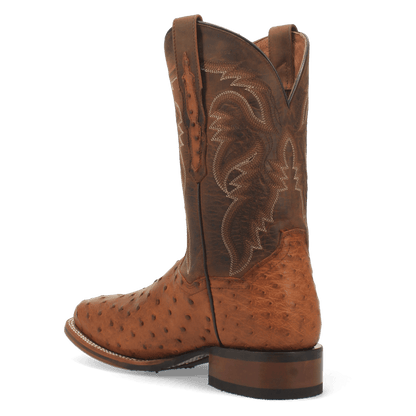 Men's Dan Post Alamosa Full Quill Ostrich Boot - Bay Apache - DP4874