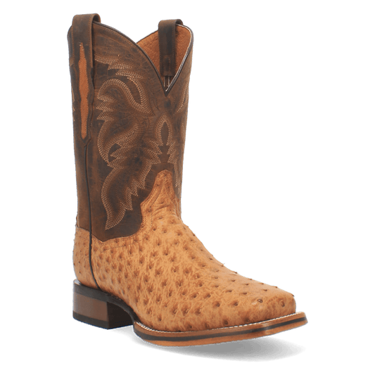 Men's Dan Post Kershaw Full Quill Ostrich Boot - Saddle - DP4951
