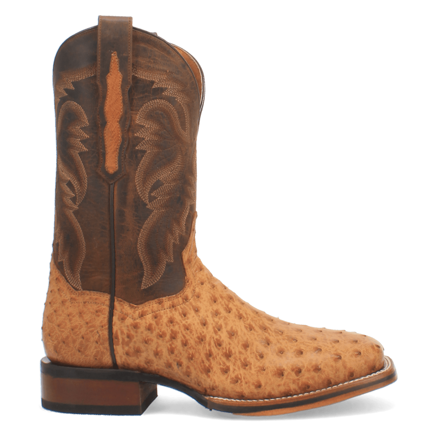 Men's Dan Post Kershaw Full Quill Ostrich Boot - Saddle - DP4951