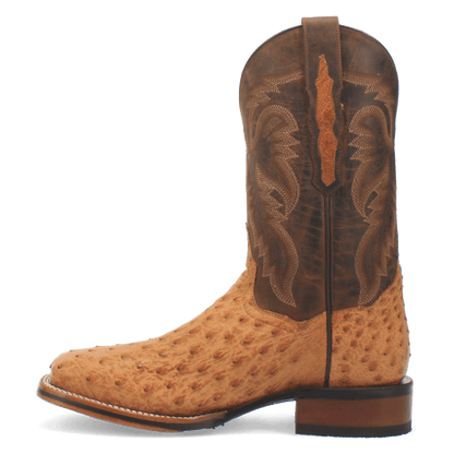 Men's Dan Post Kershaw Full Quill Ostrich Boot - Saddle - DP4951
