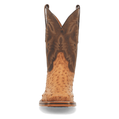 Men's Dan Post Kershaw Full Quill Ostrich Boot - Saddle - DP4951