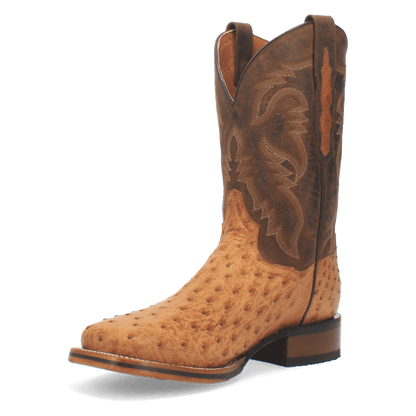 Men's Dan Post Kershaw Full Quill Ostrich Boot - Saddle - DP4951