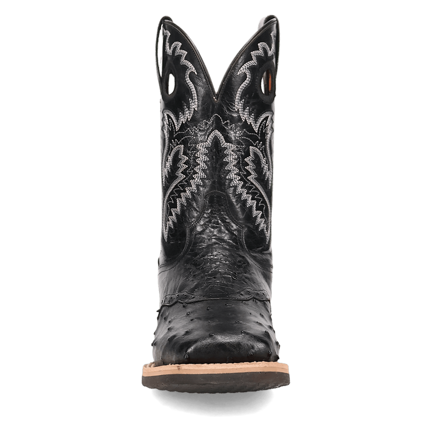 Men's Dan Post Martel Full Quill Ostrich Boot - Black - DP5210
