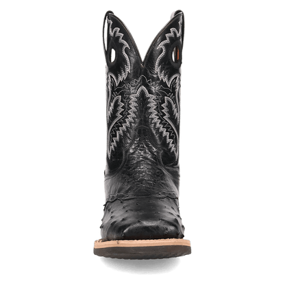 Men's Dan Post Martel Full Quill Ostrich Boot - Black - DP5210