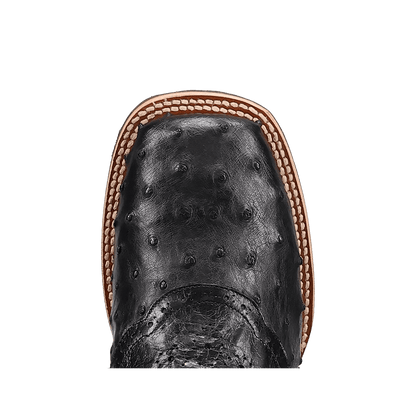 Men's Dan Post Martel Full Quill Ostrich Boot - Black - DP5210