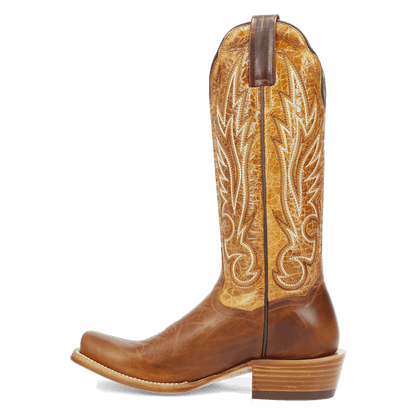 Women's Dan Post Amber Trail Leather Boot - Honey - DP5225